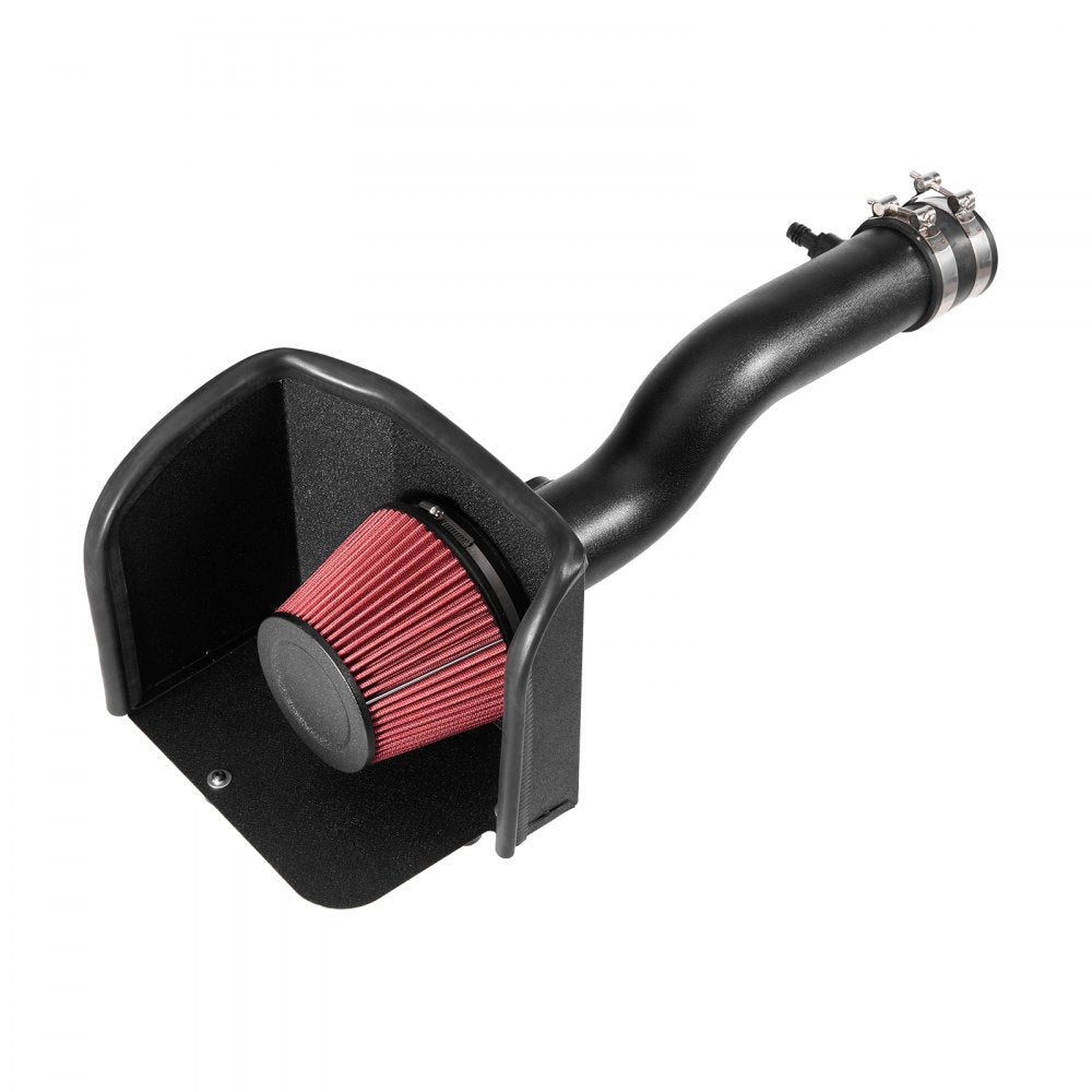 VEVOR Cold Air Intake, 3.3 Inch Cold Air Intake System + Heat Shield Compatible with 2016-2023 Toyota Tacoma 3.5L V6 Gas, High Flow Filter Kit Improved Horsepower, Throttle Response, High Performance