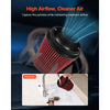 VEVOR Cold Air Intake, 3.5 Inch Cold Air Intake System + Heat Shield Compatible with 2009-2013 Chevy Silverado/GMC Sierra 1500 4.8L/5.3L/6.2L, High Flow Filter Kit Improve Horsepower/Throttle Response