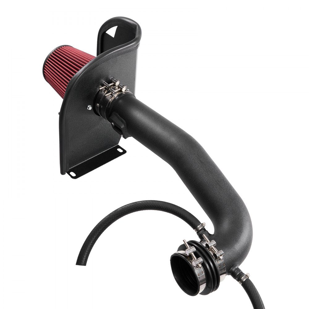 VEVOR Cold Air Intake, 3.5 Inch Cold Air Intake System + Heat Shield Compatible with 2014-2018 Chevy Silverado/GMC Sierra, 2015-2020 Cadillac Escalade 6.2L, High Flow Filter Kit Improved Horsepower