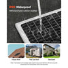 VEVOR 50W 12V Solar Battery Charger Maintainer, Mono Solar Panel Trickle Battery Charger with Upgraded MPPT Controller, IP65 Waterproof for Car Boat RV Trailer Flat Rooftop (Bracket Not Included)