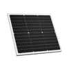 VEVOR 50W 12V Solar Battery Charger Maintainer, Mono Solar Panel Trickle Battery Charger with Upgraded MPPT Controller, IP65 Waterproof for Car Boat RV Trailer Flat Rooftop (Bracket Not Included)