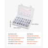 VEVOR 720 Pcs Bolts and Nuts Assortment Kit, Imperial Machine Screws and Flat Washers, Stainless Steel 6-32,8-32,10-24,1/4-20, for Furniture /Equipment/Vehicle Assembly, Silver