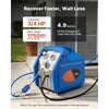 VEVOR Portable Refrigerant Recovery Machine, 3/4 HP 120V 60Hz Single Cylinder AC Recovery Machine for Liquid Vapor Refrigerant, 1750 RPM Recycling Unit HVAC for Automotive & Household Air Conditioning