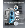 VEVOR Fully Automatic Refrigerant Recovery Machine for 1234yf, ≥98.5% Accuracy, 7-Inch Touch Screen, AC Recovery, Vacuum, and Recharging Machine for Standard and High Voltage Automotive A/C Systems