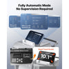 VEVOR Fully Automatic Refrigerant Recovery Machine for R134a, ≥98.5% Accuracy, 10.1-Inch Touch Screen, AC Recovery, Vacuum, Recharging and Flushing for Standard & High Voltage Automotive A/C Systems