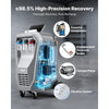 VEVOR Fully Automatic Refrigerant Recovery Machine for R134a, ≥98.5% Accuracy, 10.1-Inch Touch Screen, AC Recovery, Vacuum, Recharging and Flushing for Standard & High Voltage Automotive A/C Systems