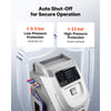 VEVOR Fully Automatic Refrigerant Recovery Machine for R134a & 1234fy, ≥98.5% Accuracy, 10-Inch Touch Screen, AC Recovery, Vacuum, and Recharging for Standard and High Voltage Automotive A/C Systems