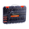 VEVOR 80-Piece Premium Magnetic Impact Nut Driver Set, Metric & SAE Sizes, with Socket Adapters, Bit Holder, Wing Nut Driver, Universal Sockets, Quick Release Extension, Power Bits, Storage Box
