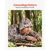 VEVOR Camo Hoodie, Large Size, Men Pullover Hooded Sweatshirt, Moisture Wicking & Breathable, Quick-dry, Hiking Fishing Shirt with Hood, Long Sleeves Hunting Shirts for Spring & Summer Outdoor Work