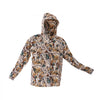 VEVOR Camo Hoodie, Large Size, Men Pullover Hooded Sweatshirt, Moisture Wicking & Breathable, Quick-dry, Hiking Fishing Shirt with Hood, Long Sleeves Hunting Shirts for Spring & Summer Outdoor Work
