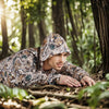 VEVOR Camo Hoodie, Medium Size, Men Pullover Hooded Sweatshirt, Moisture Wicking & Breathable, Quick-dry, Hiking Fishing Shirt with Hood, Long Sleeves Hunting Shirts for Spring & Summer Outdoor Work