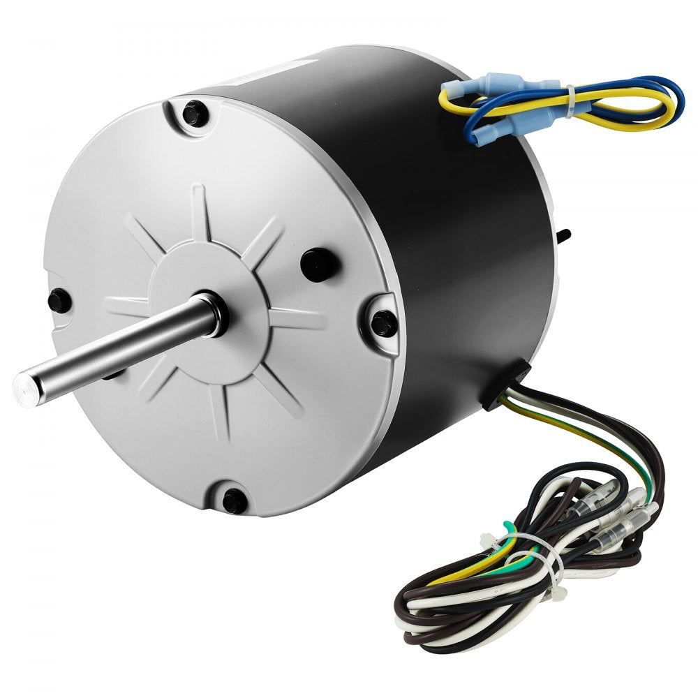 VEVOR Condenser Fan Motor with Capacitor, 1/4HP 825RPM 208-230V, Compatible with GE Genteq 5KCP39LFBE31S 5KCP39LFY534AS, Lennox 12Y65 (92W75), Carrier HC39GE242 HB39GQ232, Amana Janitrol 0131M00014PS