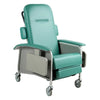 VEVOR 4-Position Geri Reclining Chair 500LBS Capacity Geri Chair Recliner, 4-Wheel Medical Recliner Chairs with Trendelenburg, Soft Padded Seat & Trays for Hospitals, Clinics, Geriatric Home Care