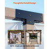 VEVOR Pergola Kit 2-Pack, T-Shaped 4x4 (Actual 3.5x3.5 Inch), 3-Way Pergola Brackets DIY Woodworking Gazebo Bracket Kit with Screws for 3.5x3.5 Inch Wood Beams in Actual Size for Outdoor Party Banquet
