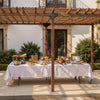 VEVOR Pergola Kit 2-Pack, T-Shaped 4x4 (Actual 3.5x3.5 Inch), 3-Way Pergola Brackets DIY Woodworking Gazebo Bracket Kit with Screws for 3.5x3.5 Inch Wood Beams in Actual Size for Outdoor Party Banquet