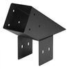 VEVOR Pergola Kit, 4x4 Inch Pointed-Roof Pergola Brackets for 3.5x3.5 In Lumbers in Actual Size, 3-Way / 4-Way Gazebo Bracket with Post Bases & Ridge Brackets for Outdoor Pergolas Gazebo Shed, 14 Pcs