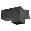 VEVOR Pergola Kit, 4x4 Inch 3-Way Slanted Brackets for 3.5x3.5 Inch Wood Beams in Actual Size, 2-Pack Pergola Brackets with 2 Post Bases and 2 Wall Mount Bases, for Outdoor Pergolas, Gazebos, Sheds