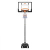 VEVOR Basketball Hoop, 5-7 ft Adjustable Height Portable Backboard System, 32 inch Basketball Hoop & Goal, Kids & Adults Basketball Set with Wheels, Stand, and Fillable Base, for Outdoor/Indoor