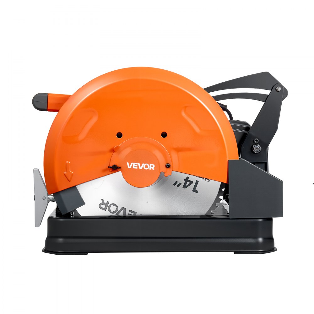 VEVOR Chop Saw 14-inch Cold Cut Blade 3500 W Brushless Motor Cut Off Saw, For Cutting Metal, -45° to 45° Adjustable Angle, 750-1200 r/min Adjustable Speed, Dry Cutting, with Chip Collection Box
