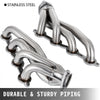 VEVOR Exhaust Header Set 1 3/4" Exhaust Turbo Headers, Stainless Steel Exhaust Manifold Headers, Shorty Engine Conversion LS Swap Exhaust Headers for Chevy LS1 LS2 LS3 LS6 LS10 SUV/Truck Car