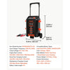 VEVOR Wheeled Battery Charger 6V/12V/24V 50A/250A/100A Car Charger Starter, Heavy Duty Automotive Car Battery Maintainer Engine Start, Fully Automatic, with Wheels, for Lead-Acid and Lithium Batteries