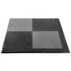 VEVOR Male Garage Floors Transition Edge Kit, 12 Edges and 4 Corners, Sturdy PVC Interlocking Modular Garage Floor Edging Slip-resistant, Compatible Only with VEVOR 4-Sided Interlocking Mats, Black