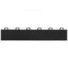 VEVOR Female Garage Floors Transition Edge Kit, 15 PCS Sturdy PP Interlocking Modular Garage Floor Edging Slip-resistant, Easy Assembly Compatible Only With VEVOR Upgraded 6-Lock Garage Mats, Black