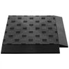 VEVOR Female Garage Floors Transition Edge Kit, 15 PCS Sturdy PP Interlocking Modular Garage Floor Edging Slip-resistant, Easy Assembly Compatible Only With VEVOR Upgraded 6-Lock Garage Mats, Black