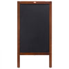 VEVOR A Frame Chalkboard Sign, Double-Sided Sidewalk Signs, Freestanding Vintage Wooden Chalk Board with Chalks & Magnetic Eraser, Rustic Brown Outdoor Sandwich Board, 20"x40", Kitchen Home Wedding