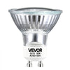 VEVOR Halogen Light Bulbs, MR16 GU10 Candle Warmer Lamp Bulb Dimmable, 100-130V 50W Glass Cover Halogen Bulbs, 2800K Warm Light Bulb, for Wall Lamp, Hood Range, Landscape & Track Lighting, Pack of 6