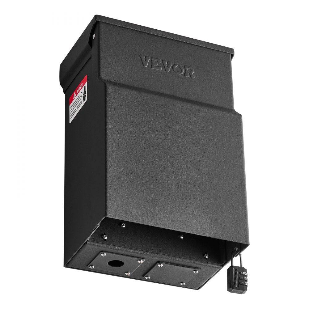 VEVOR Temporary Power Outlet Panel with Timer 30A/20A RV Electrical Box, for RV Hookup Camper Travel Trailer EV Electric Car, NEMA 30 Amp GFCI 20 Amp Receptacle Installed, NEMA 3R Weatherproof Box