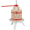 VEVOR Fruit Wine Press, 2.98 Gal/11.3L, Solid Wood Basket with 6 Blocks, Manual Juice Maker, Cider Apple Grape Tincture Vegetables Honey Olive Oil Making Press with Pole Handle Bar for Kitchen, Home
