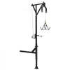 VEVOR Truck Hitch Game Hunting Hoist, 600 lbs Load Capacity, Hitch Mounted Deer Hoist with Winch Lift Gambrel Set, 2" Hitch Receiver, Foot Base, Adjustable Height & 360 Degrees Swivel, Carbon Steel