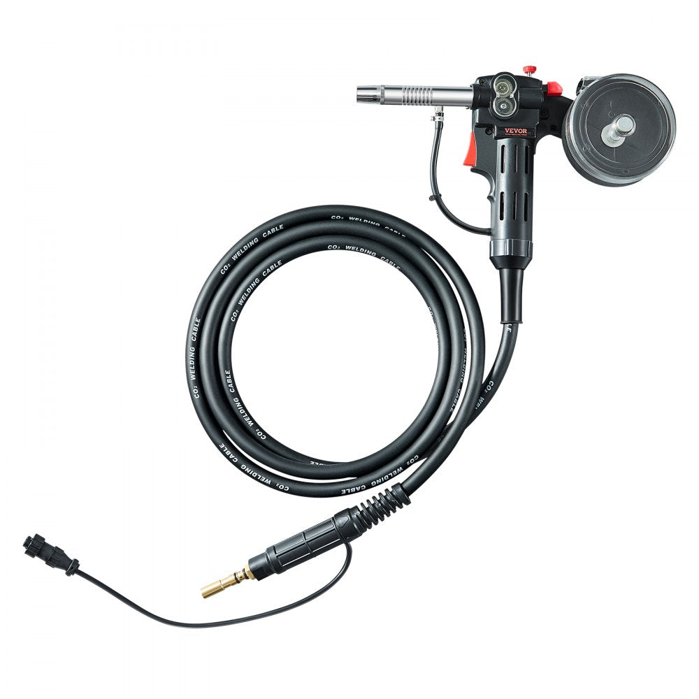 VEVOR 100Amp Spool Gun with 10FT Cable, Compatible with Hobart Handler 210 MVP Mig Welders, Suitable for 0.023", 0.030" and 0.035" Flux Core/Solid/Aluminum Welding Wires