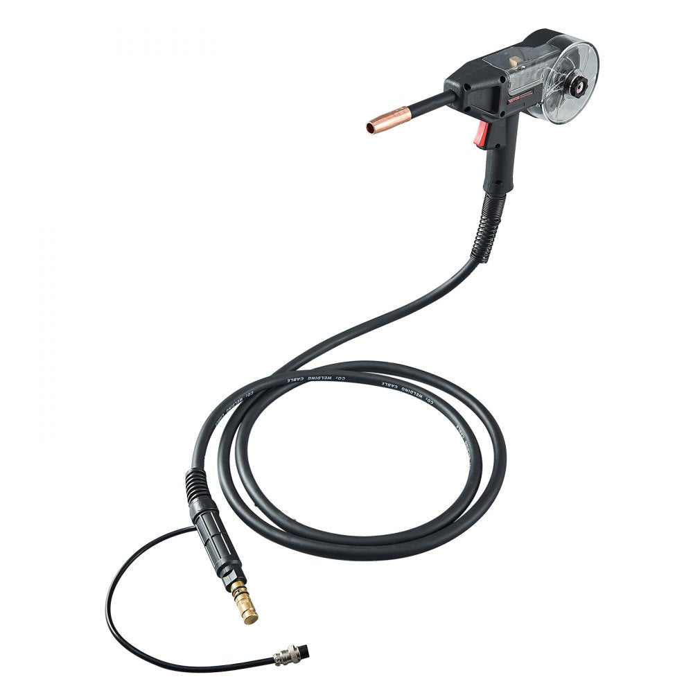 VEVOR 200Amp Spool Gun with 10FT Cable, Compatible with W Weldpro MlG200GDsv200 and MIG155GD Welders, Suitable for 0.030" and 0.035" Flux Core/Solid/Aluminum Welding Wires