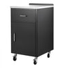 VEVOR Outdoor Prep Cabinet, 20"W x 37"H x 23"D, 304 Stainless Steel Worktop, for BBQ Island Storage, Patio Bars and Grill Station with Handle, Built-In BBQ Island Drawers Organize Cookware Accessories