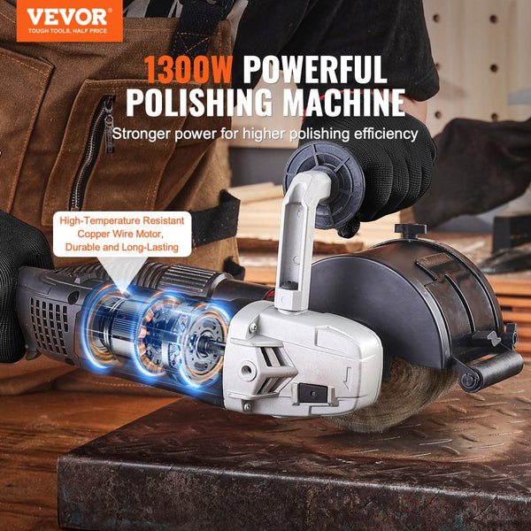 Vevor Burnishing Polishing Machine 1300W 6-Speed Surface Conditioning ...