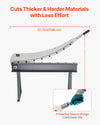 Cuts thicker and harder materials with less effort; protective sleeve design (infographic)