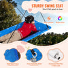 VEVOR Platform Swing, 60 Inch Platform Tree Swing for Kids and Adults, 700lbs Weight Capacity Outdoor Swing, 900D Oxford Fabric Swing Seat with 2 Tree Hanging Straps and Adjustable Multi-Strand Ropes