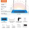 VEVOR Platform Swing, 60 Inch Platform Tree Swing for Kids and Adults, 700lbs Weight Capacity Outdoor Swing, 900D Oxford Fabric Swing Seat with 2 Tree Hanging Straps and Adjustable Multi-Strand Ropes