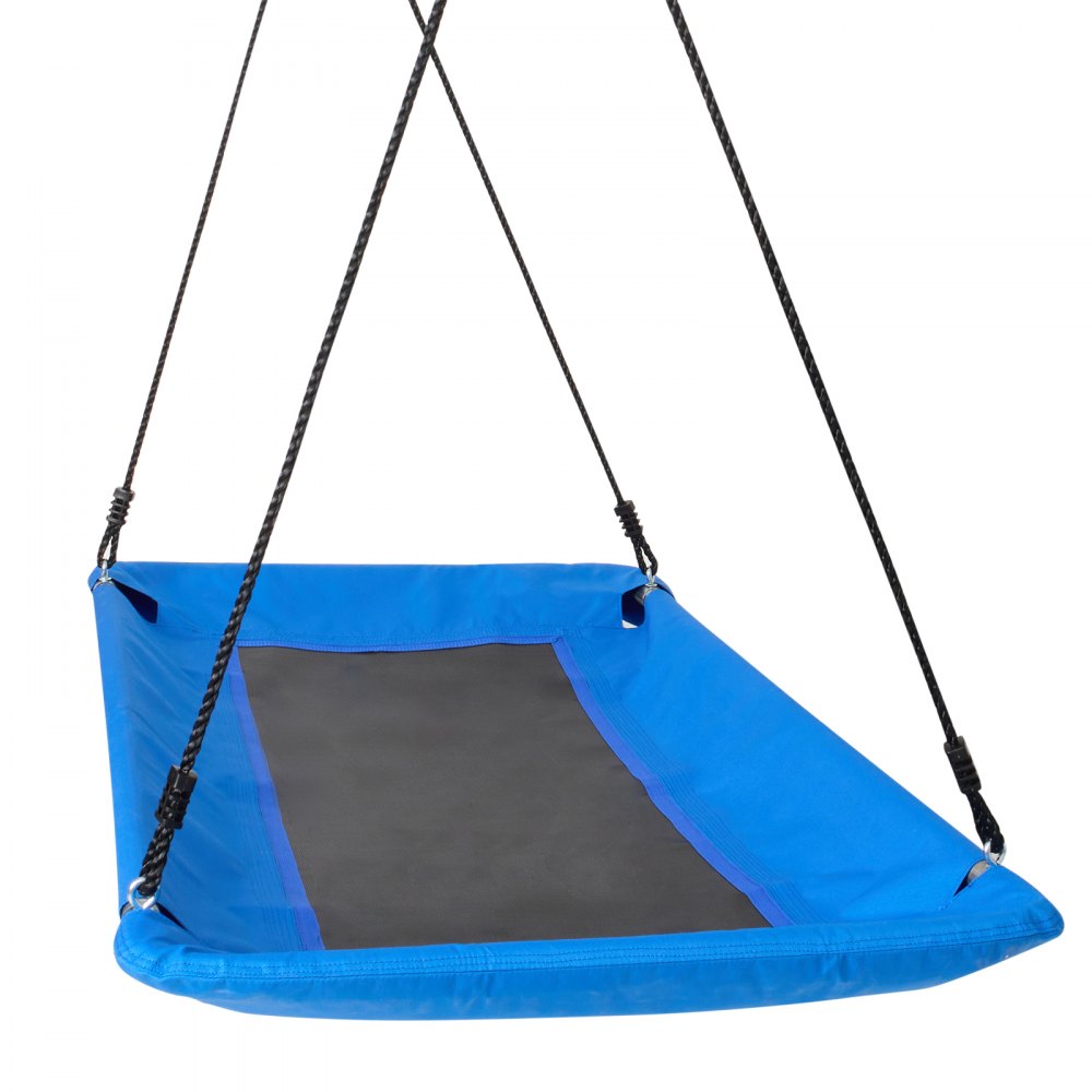 VEVOR Platform Swing, 60 Inch Platform Tree Swing for Kids and Adults, 700lbs Weight Capacity Outdoor Swing, 900D Oxford Fabric Swing Seat with 2 Tree Hanging Straps and Adjustable Multi-Strand Ropes