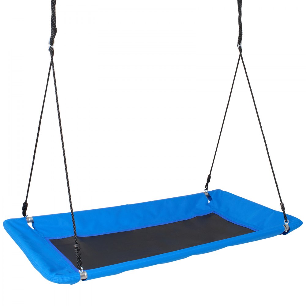 VEVOR Platform Swing, 60 Inch Platform Tree Swing for Kids and Adults, 700lbs Weight Capacity Outdoor Swing, 900D Oxford Fabric Swing Seat with 2 Tree Hanging Straps and Adjustable Multi-Strand Ropes