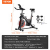 VEVOR Exercise Bike, Adjustable Stationary Bike, Indoor Cycling Bike for Home Cardio, Workout Bike with Silent Belt Drive, Comfortable Seat Cushion, LCD Monitor, and Heavy Flywheel