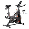 VEVOR Exercise Bike, Adjustable Stationary Bike, Indoor Cycling Bike for Home Cardio, Workout Bike with Silent Belt Drive, Comfortable Seat Cushion, LCD Monitor, and Heavy Flywheel