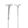VEVOR T316 Stainless Steel Adjustable Angle 1/8" Cable Railing Kit/Hardware for Wood Post，Marine Grade for 1/8"Wire Rope,0-180-Degree Angle & Easy Installation, Silver (10 Pack)