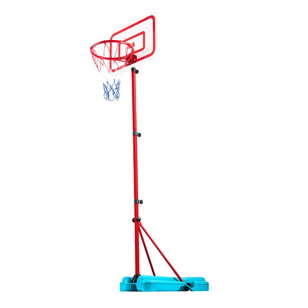 VEVOR Kids Basketball Hoop, Height Adjustable, Portable Basketball Court with Fillable Base, Indoor and Outdoor Backyard Sport Game, Toddler Basketball Toys for Kids 3-8 Years Old, Boys and Girls
