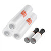 VEVOR Stretch Film, 15 inches x 1000 feet, 3 Pack, 60 Gauge Industrial Strength Clear Durable Stretch Wrap Roll, Heavy Duty Shrink Film Stretch Wrap with Handles for Pallet Wrapping Shipping Moving