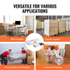 VEVOR Stretch Film, 15 inches x 1000 feet, 2 Pack, 60 Gauge Industrial Strength Clear Durable Stretch Wrap Roll, Heavy Duty Shrink Film Stretch Wrap with Handles for Pallet Wrapping Shipping Moving