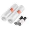VEVOR Stretch Film, 15 inches x 1000 feet, 2 Pack, 60 Gauge Industrial Strength Clear Durable Stretch Wrap Roll, Heavy Duty Shrink Film Stretch Wrap with Handles for Pallet Wrapping Shipping Moving