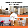 VEVOR Stretch Film, 15 inches x 1200 feet, 2 Pack, 80 Gauge Industrial Strength Clear Durable Stretch Wrap Roll, Heavy Duty Shrink Film Stretch Wrap with Handles for Pallet Wrapping Shipping Moving